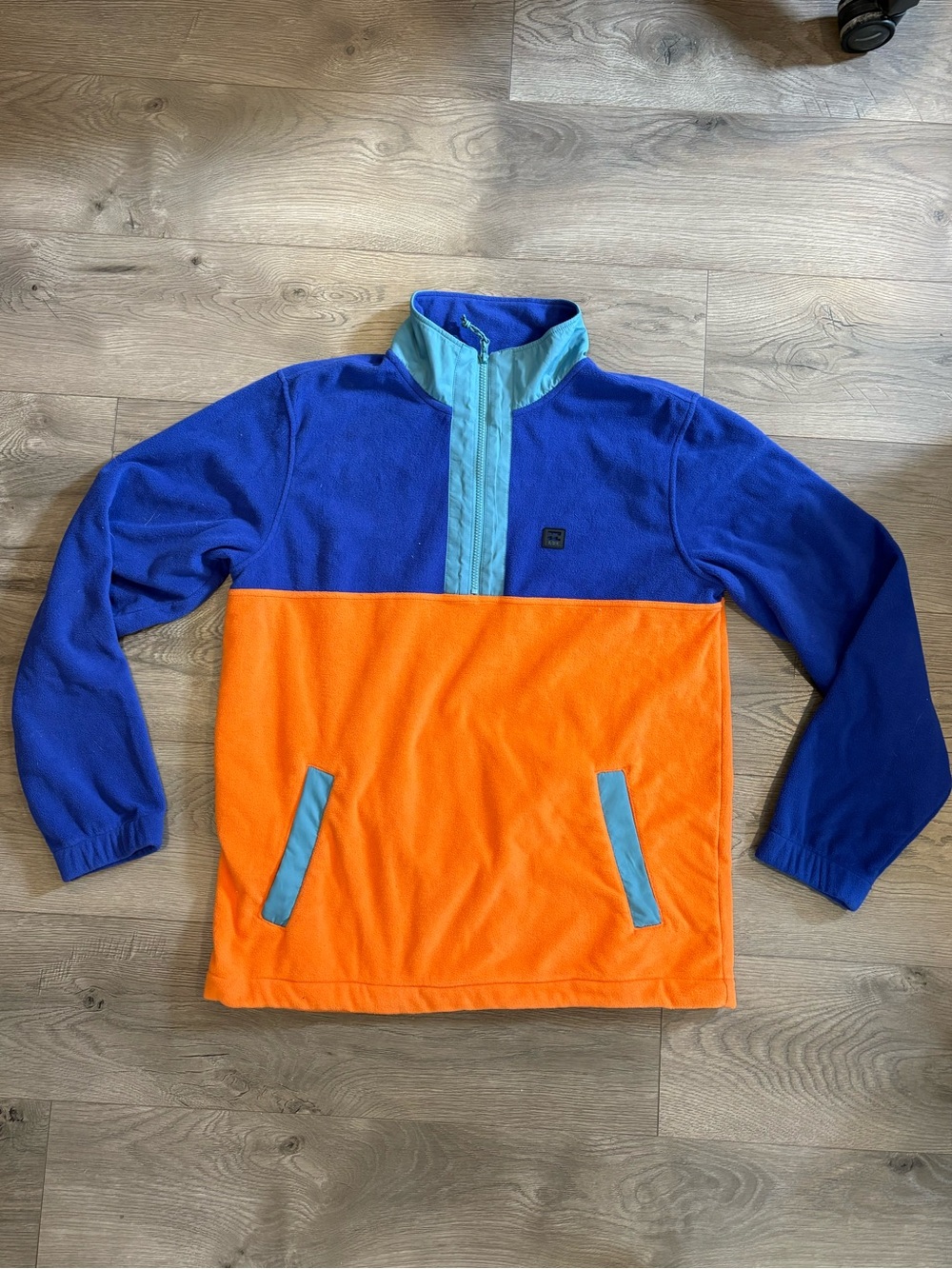 Colorblock Fleece Pullover Quarter Zip